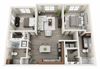 B1S Floor Plan B1S Floor Plan at Vintage Tollgate, Thompson Station, Tennessee